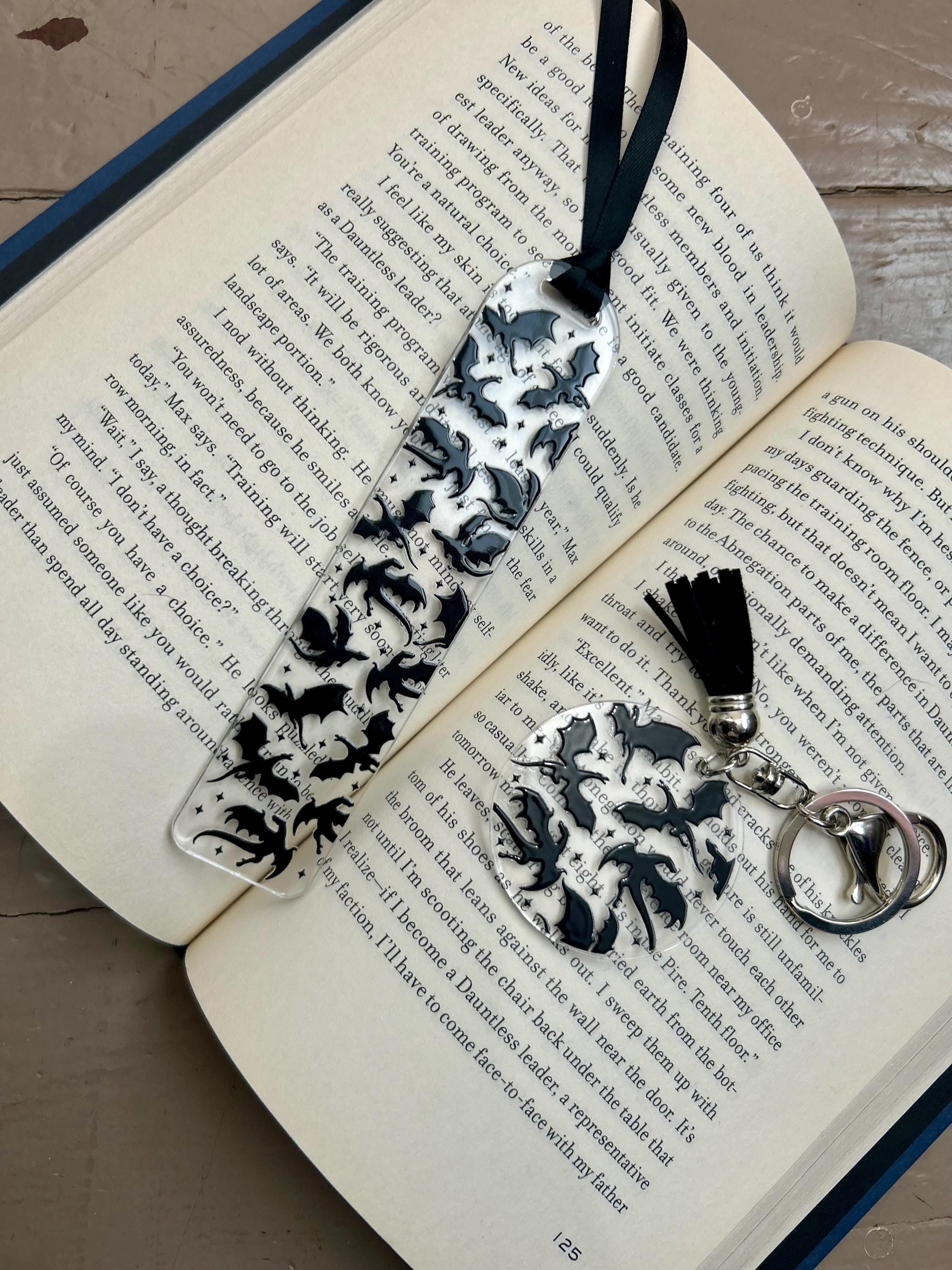 Dragon Girls and Romantasy Readers Bookmark Keychain Bundle
