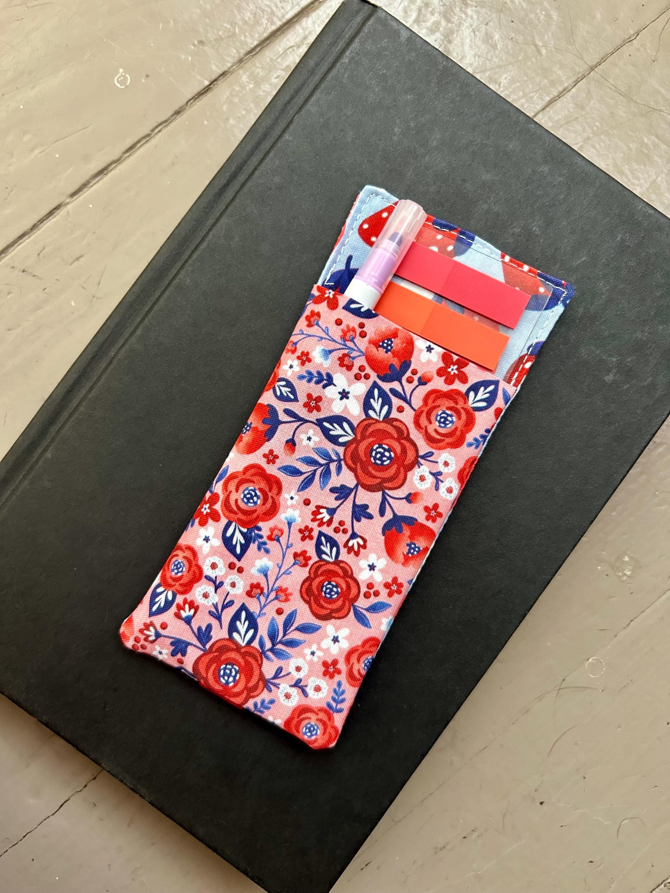 Red and Blue Floral Strawberry Annotation Kit