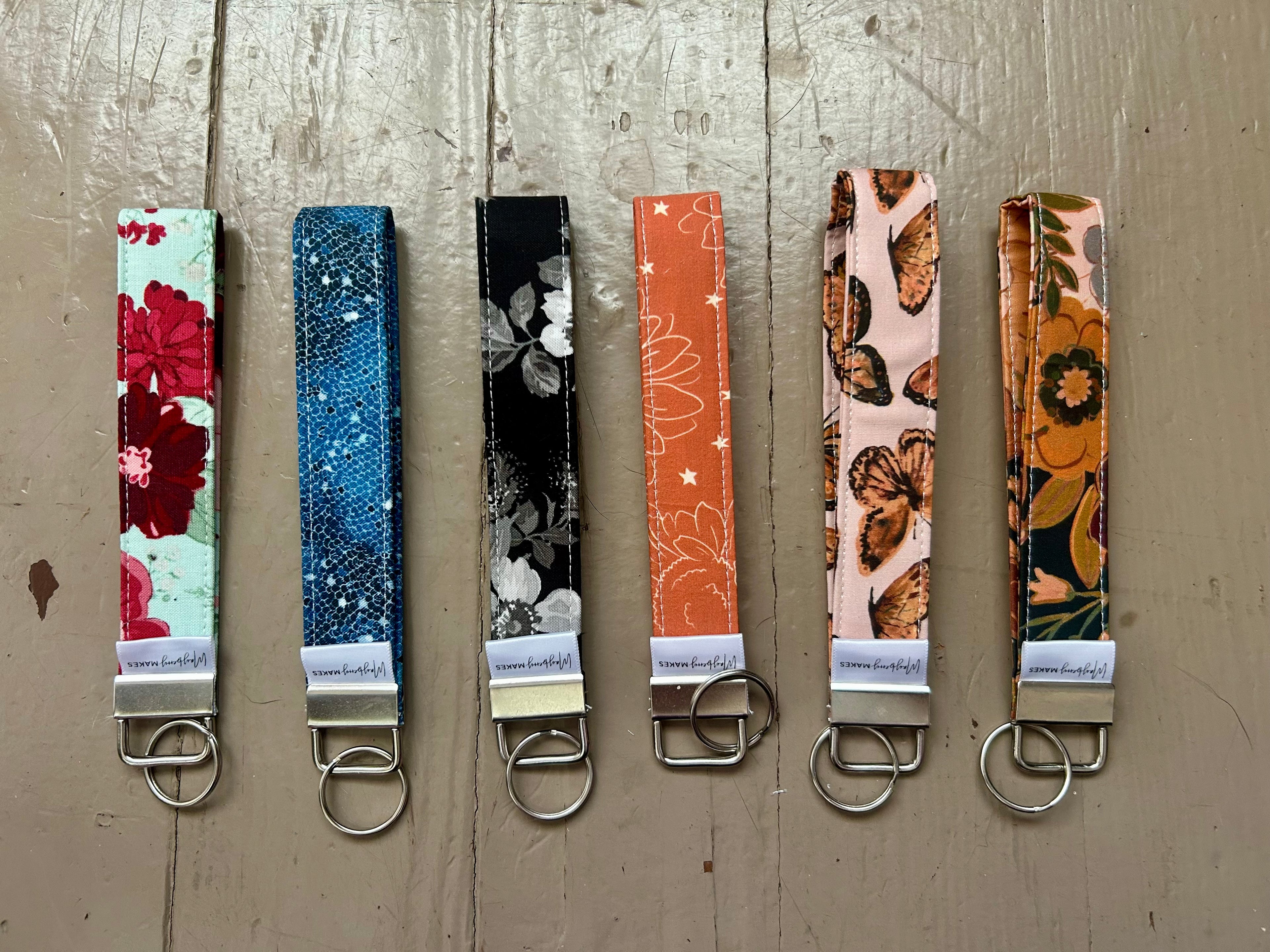 Fabric Wristlet Keychain/Wristlet Keyfob