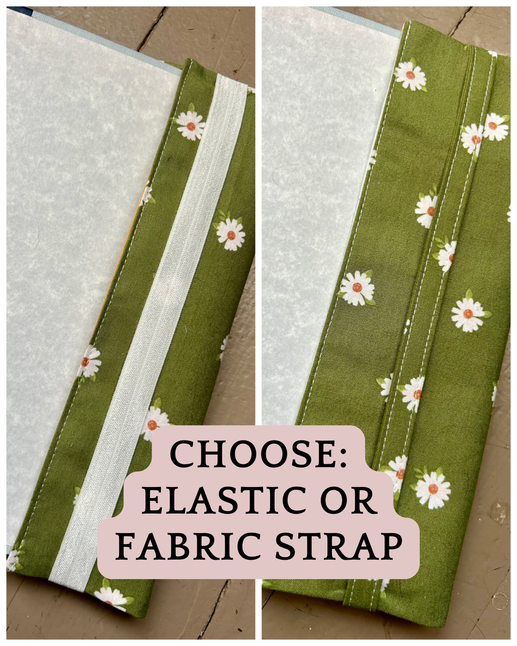 Purple Cats Silhouette Reversible Adjustable Fabric Book Cover/Bible Cover