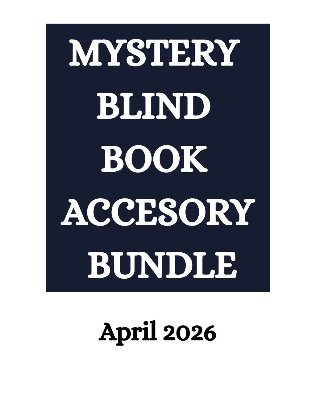APRIL Blind Book Accessory Bundle