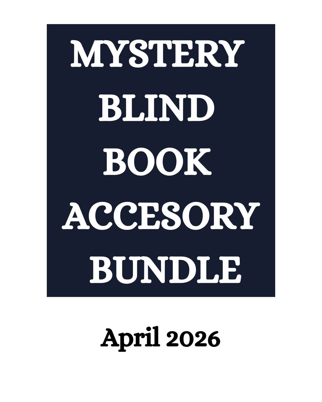 APRIL Blind Book Accessory Bundle