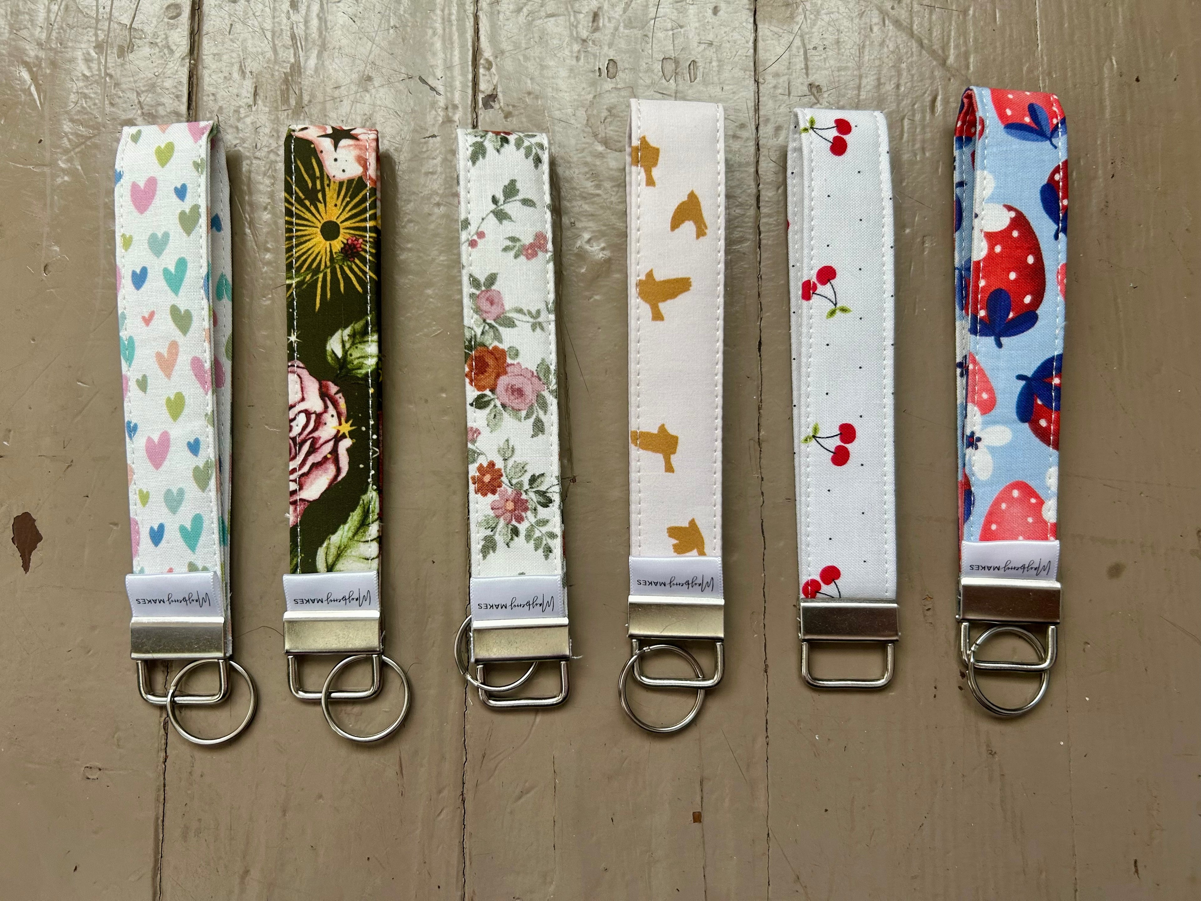 Fabric Wristlet Keychain/Wristlet Keyfob