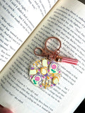 Beauty and the Beast Inspired Keychain with Tassel