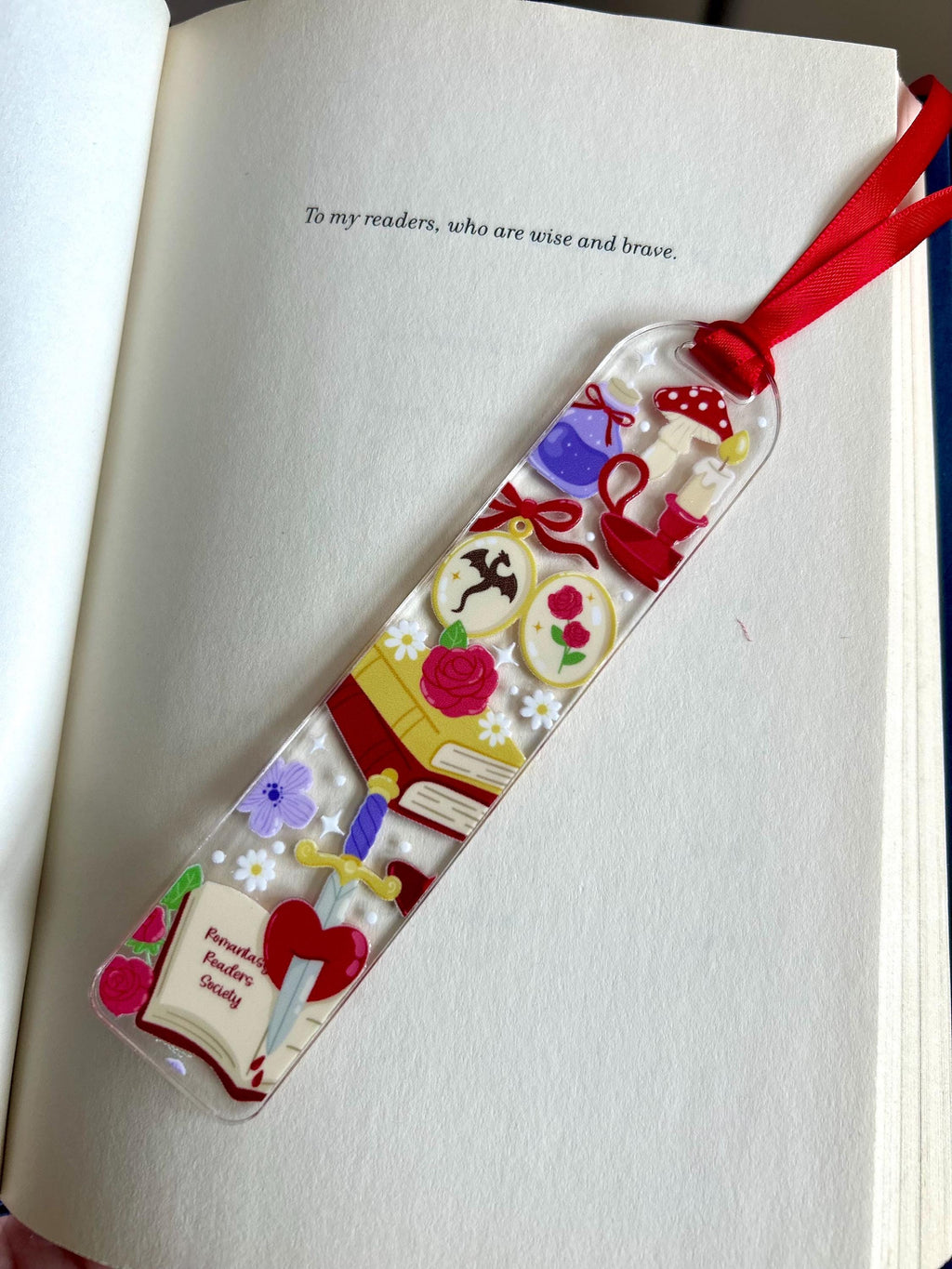 Dragon Girls and Romantasy Readers Bookmark Keychain Bundle